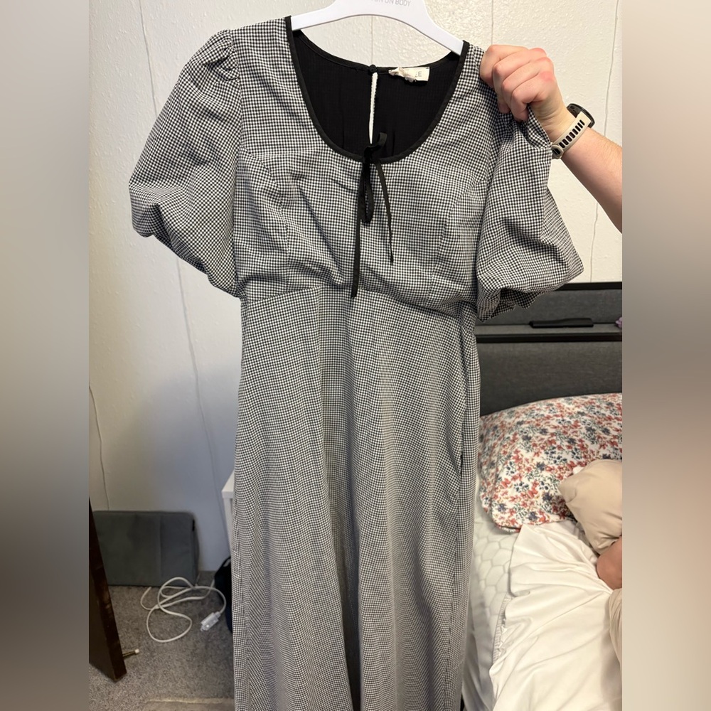 ROOLEE Checkered Dress